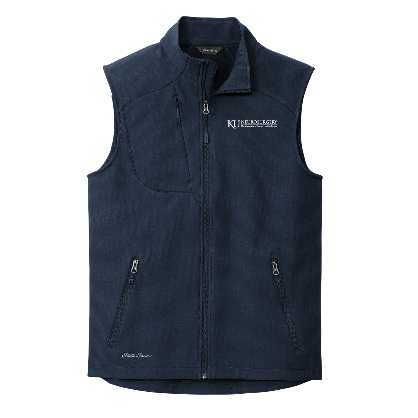 Men's Eddie Bauer® Stretch Soft Shell Vest (KU Neuro)