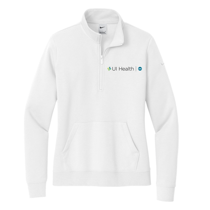 Women's Nike Club Fleece Sleeve Swoosh 1/2-Zip (UICIM)