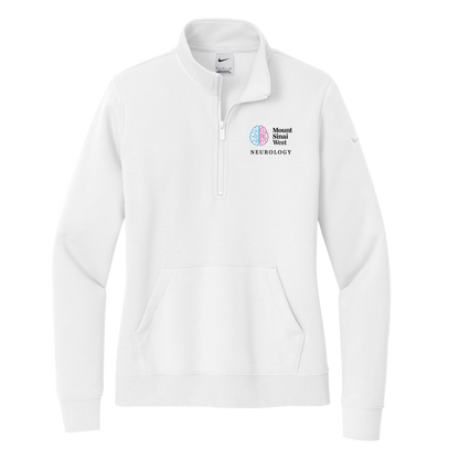 Women's Nike Club Fleece Sleeve Swoosh 1/2-Zip (MSW Neurology)