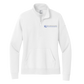 Women's Nike Club Fleece Sleeve Swoosh 1/2-Zip (KU Neuro)