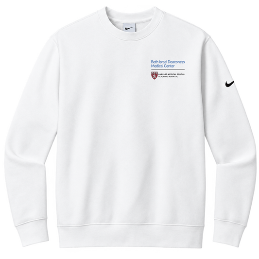 Nike Club Fleece Sleeve Swoosh Crew (BIDMC Surgery)