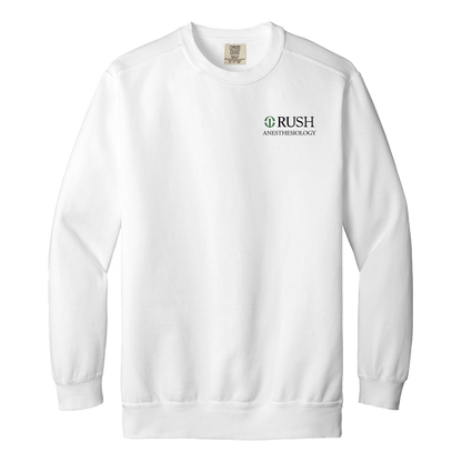 Comfort Colors Ring Spun Crewneck Sweatshirt (RUSH Anesthesiology)